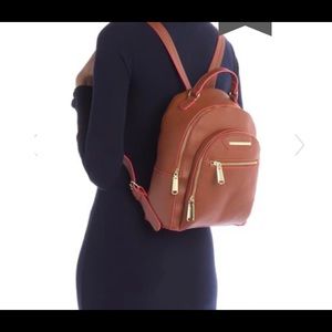 Steve Madden Bakima cognac backpack